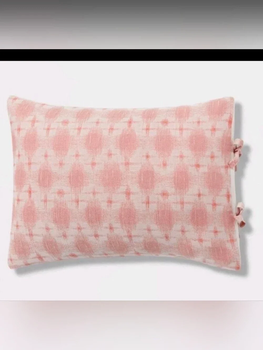 Threshold Yarn Dye Ikat Duvet Cover and Sham Set Ivory/Mauve - King